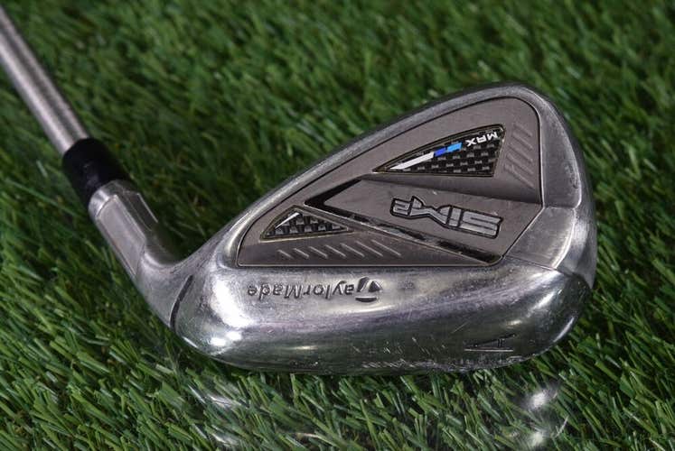 TAYLORMADE SIM 2 MAX GAP ATTACK WEDGE STEEL FIBER I110 CW AEROTECH R FLEX SHAFT
