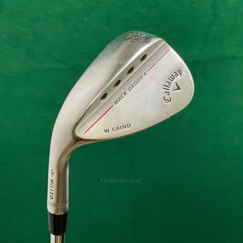 LH Callaway Mack Daddy 4 Chrome W Grind 54-12 54°  Wedge DG Tour Issue S200 115