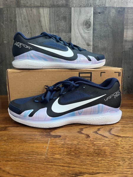 NIKE Court Air Zoom Vapor Pro HC Midnight Navy Tennis Shoes