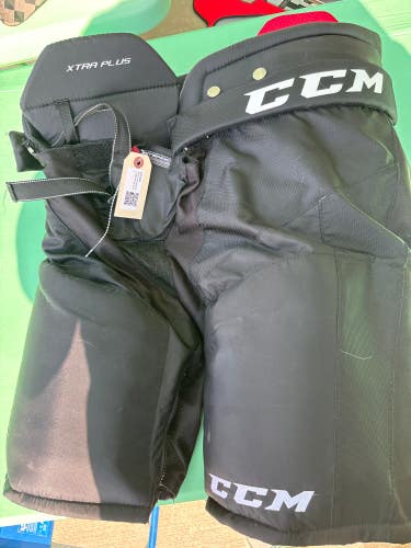 Black Used Senior XL CCM Hockey Pants