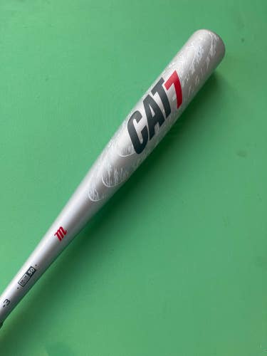 Used 2021 Marucci CAT7 Bat BBCOR Certified (-3) Alloy 28 oz 31"