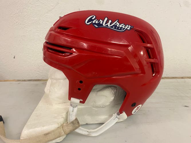 Warrior Alpha One Pro Hockey Helmet Pro Stock Medium Red 71216