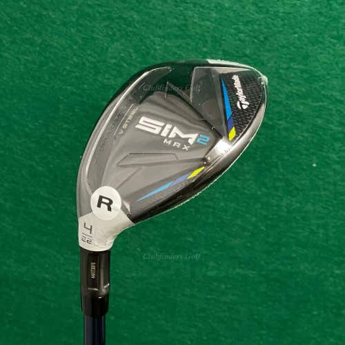 NEW LH TaylorMade SIM 2 MAX Rescue Hybrid 22° 4 Fujikura Ventus 6-R Regular W/HC