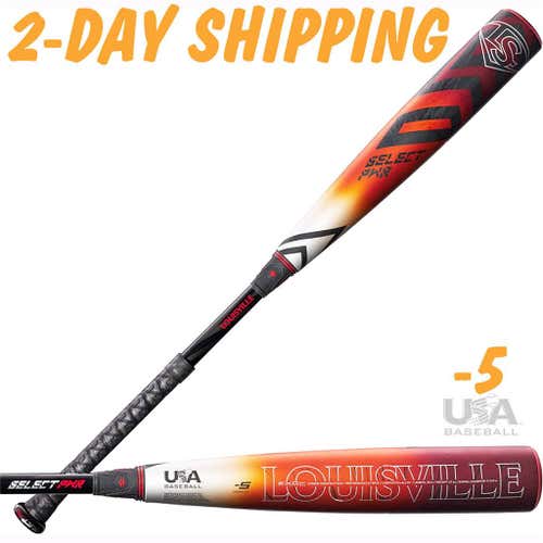 *NO WRAPPER/PRISTINE*-2023 Louisville Slugger Select PWR 30"/25 oz USA Youth Bat 2-5/8" ►2-DAY SHIP◄