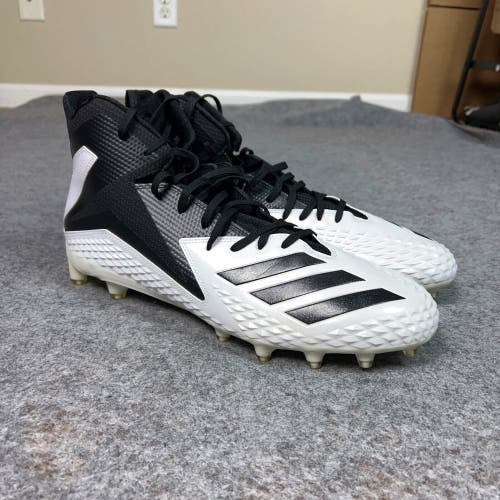 Adidas Mens Football Cleats 16 White Black Shoe Lacrosse Freak X Carbon Mid