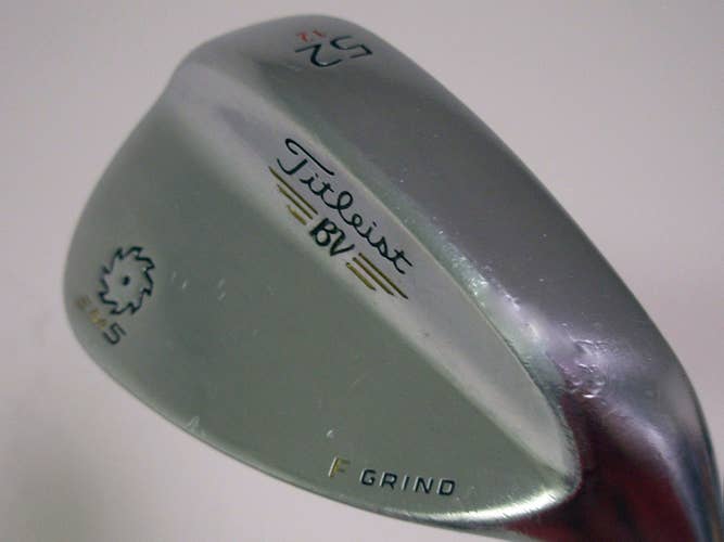 Titleist Vokey SM5 Gap Wedge 52* 12* (Tour Chrome, F Grind, Steel) GW