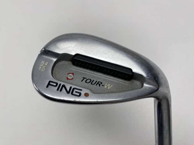 Ping Tour-W Black Chrome 54* 10 Brown Dot 3* Flat AWT Regular Steel Mens RH