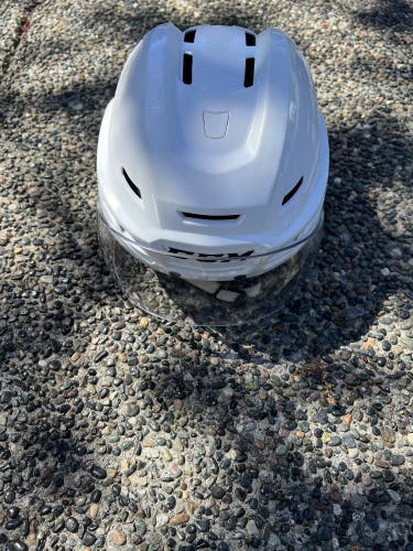 Used Medium CCM Tacks 710 Helmet & Visor