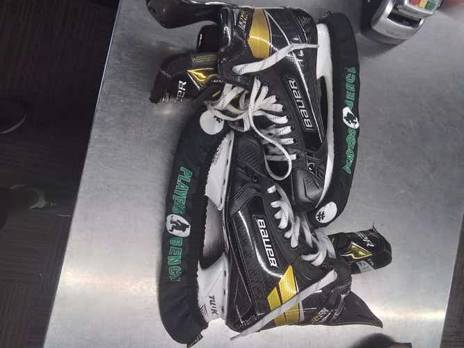 Used Bauer Supreme Ultra Sonic Senior 9.5 Ice Hockey Skates