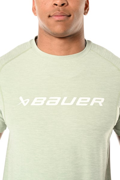 NEW Bauer FLC Training Tee, Mint Green, Sr. Large 2-pack