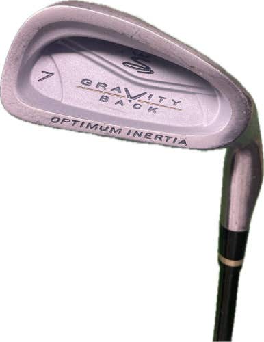 Cobra Gravity Back 7 Iron Regular Flex Graphite Shaft RH 37”L