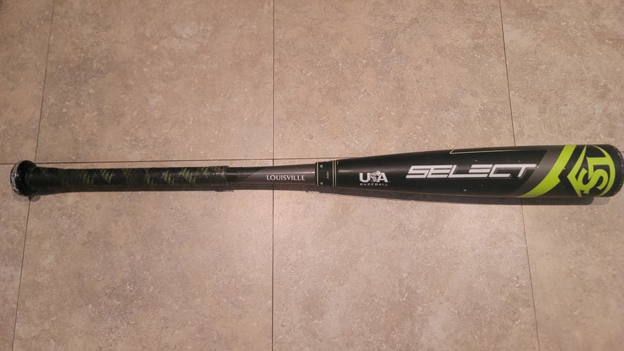 Used 2020 Louisville Slugger Select 7 Bat USABat Certified (-10) Hybrid 20 oz 30"