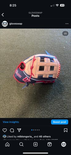 New Wilson 12.75 A2K Baseball Glove
