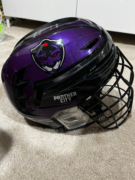 NLL Panther City Lacrosse Helmet And Gear