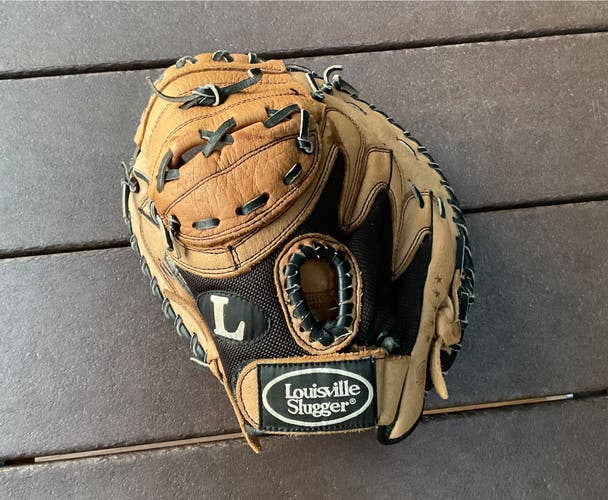 Louisville Slugger Genesis 1884 Buffalo Leather Youth Lefty Catchers Mitt