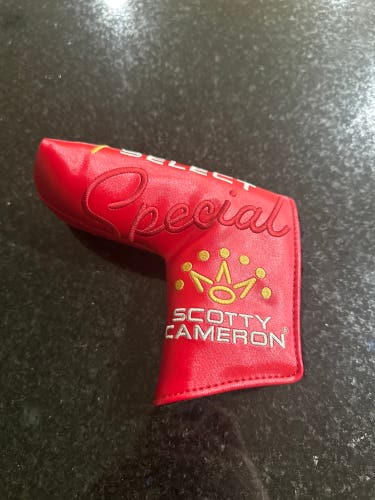 New Scotty Cameron Special Select Putter Headcover - Red Blade Style Titleist