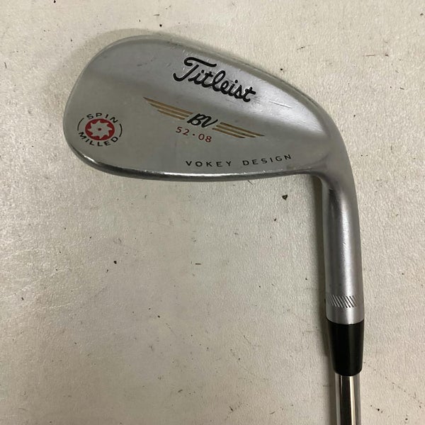 Used Titleist Vokey Design 52 Degree Regular Flex Steel Shaft Wedges