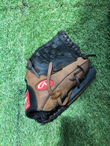 Used Kid Pitch (9YO-13YO) Rawlings Premium Series Right Hand Throw Pitcher's Baseball Glove 11