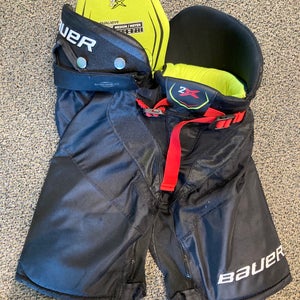 Black Used Junior Medium Bauer VAPOR 2X Hockey Pants