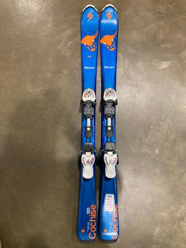 Used Blizzard Cochise 120 cm Skis W/ Bizzard IQ 4.5 Bindings