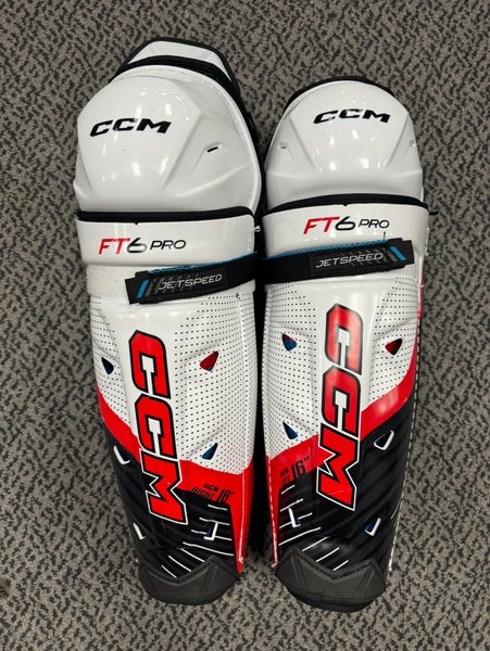 USED ONCE Jetspeed FT6 Pro 16” shin pads