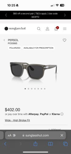 Persol polarized sunglasses