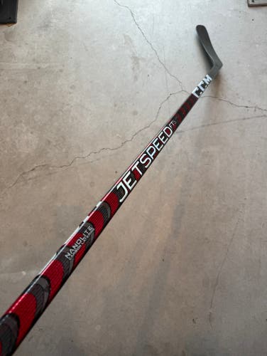 Used Senior CCM Left Hand P88M Pro Stock JetSpeed FT5 Pro Hockey Stick