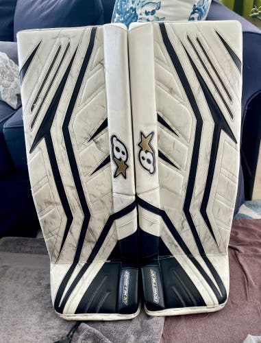 Used 33" Brian's Gnetik X Goalie Leg Pads