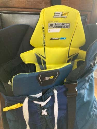 Used Junior Medium Bauer Supreme 3S Pro Hockey Pants