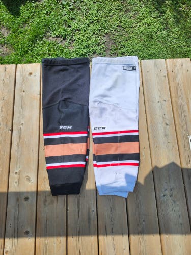 2 pair Large CCM Socks Pro Stock