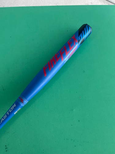 Blue Used 2022 Easton Fire Flex 240 Bat (-6) Composite 28 oz 34"