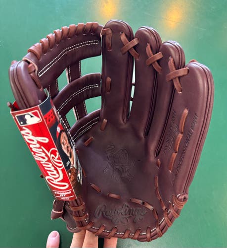 New Rawlings Right Hand Throw Outfield Heart of the Hide Baseball Glove 12.75"