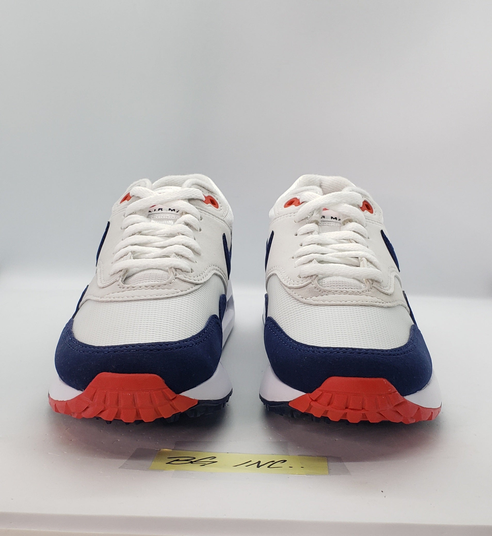 air max 1 navy red