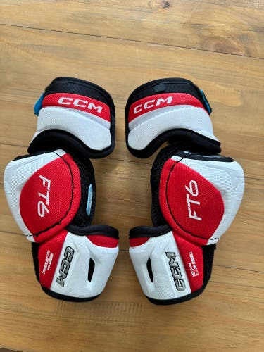 CCM FT6 Elbow Pads - Like New - Size Junior Small