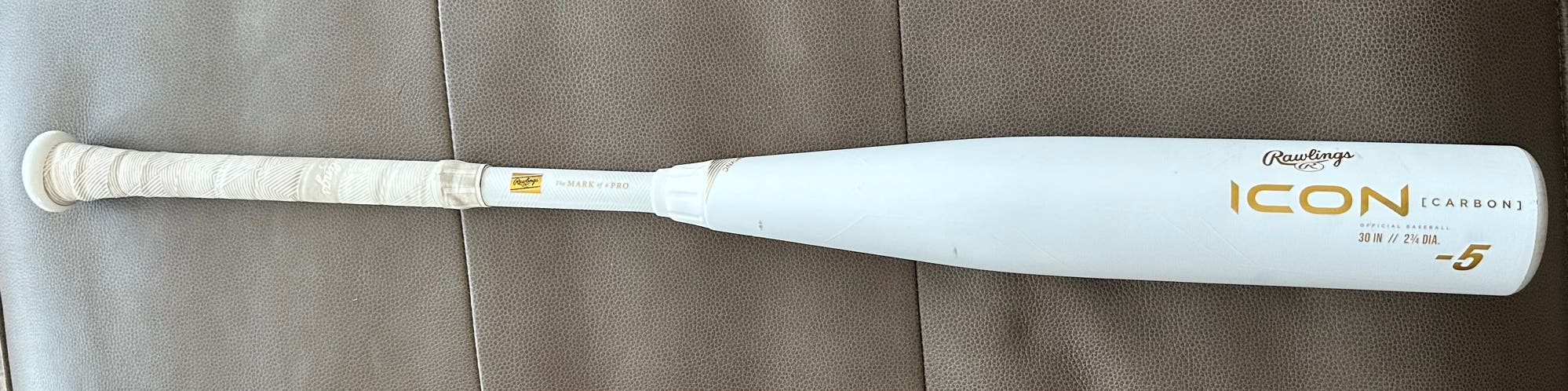 Used 2024 Rawlings USSSA Certified Composite 25 oz 30" Icon Bat