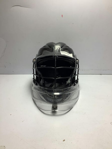 Used Cascade CPVR GOALIE Lacrosse Helmet Black M/L 11162-S000411121