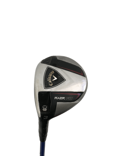 Used Callaway Razr Fit 3 Wood Senior Flex Graphite Shaft Fairway Woods