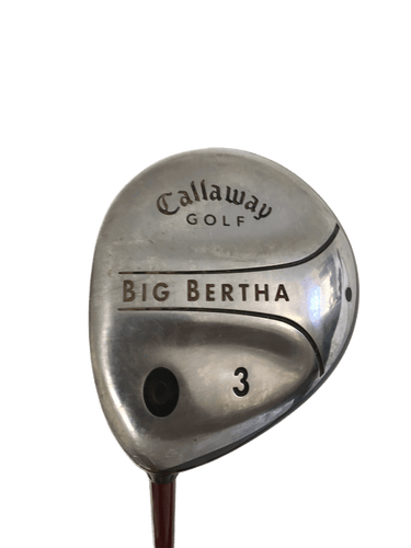 Used Callaway Big Bertha 3 Wood Senior Flex Graphite Shaft Fairway Woods