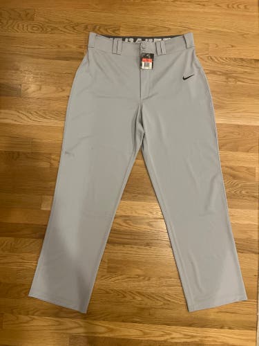 NEW Nike Baseball Pants (Adult L Gray)