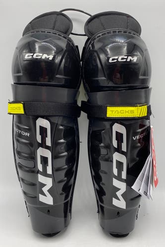 NEW CCM Tacks Vector Shin Guards, 12”