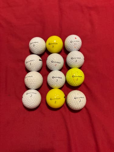TaylorMade golf ball variety pack (12 Balls)