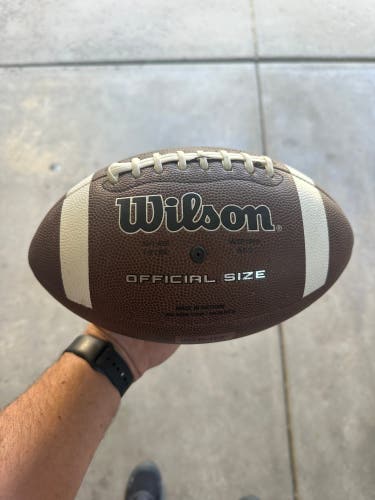 Wilson football Official Size
