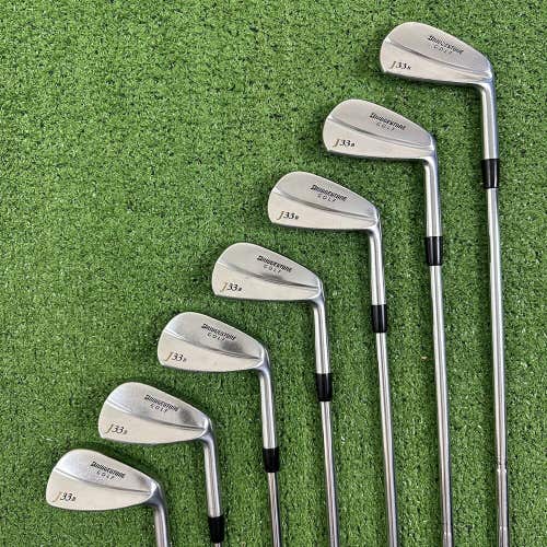 READ Bridgestone J33B Forged Blade 4-PW Iron Set Dynamic Gold X100 Extra Stiff