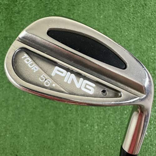 Ping Tour 56° Sand Wedge SW Black Dot Golf Club AWT Stiff Flex Steel RH 35.25”