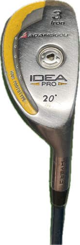 Adams Idea Pro 20° 3 Iron-Wood Aldila VS 80-R Regular Flex Graphite RH 39.5”L