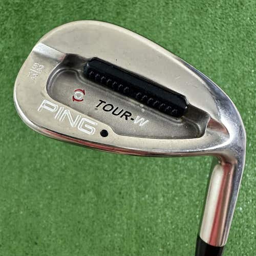 Ping Tour-W Brushed Silver 52* 12 W-Grind Black Dot AWT Stiff Steel RH 35.25”