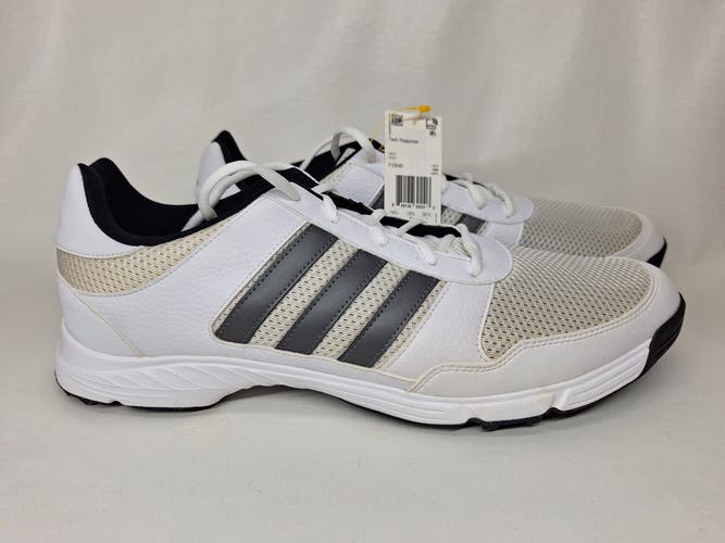 adidas Men's Tech Response Golf Shoe, White, 15 M US