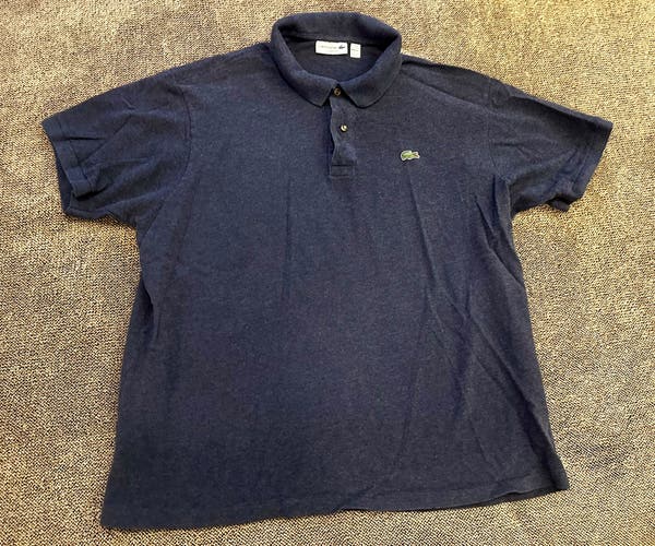 Lacoste  Mens Blue Polo Shirt 3XL