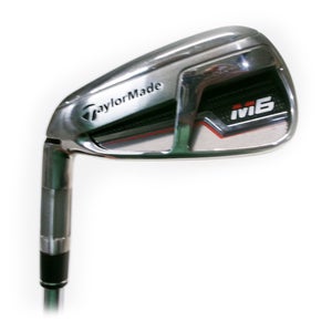 LH TaylorMade M6 7 Iron Steel KBS Max 85g Stiff Flex