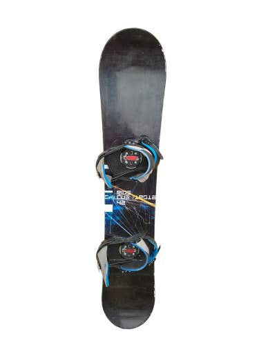 RIDE Cue 142cm Snowboard with Burton Bindings Fit 5-9 Mens